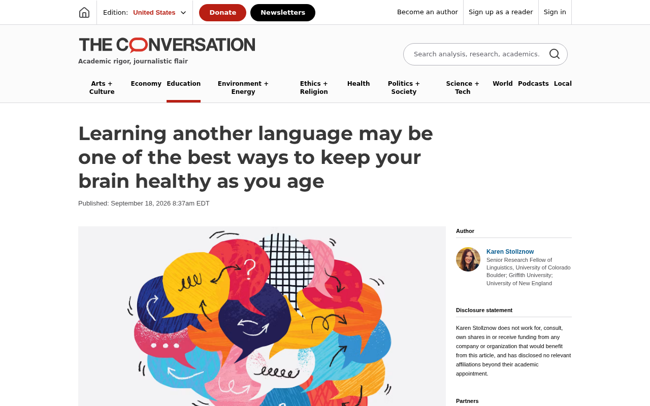 Learning a Second Language: One of the Best Ways to Slow Brain Aging