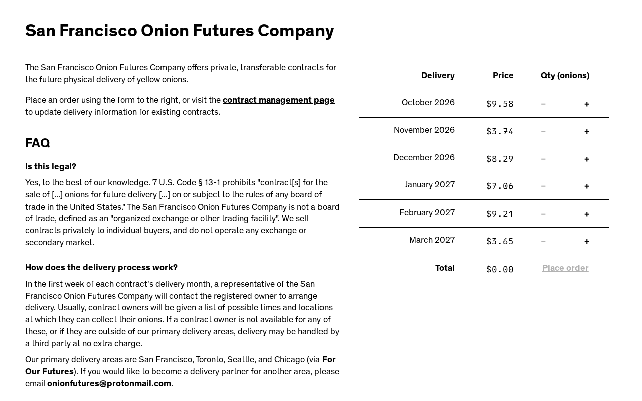 Onion Futures: The One Commodity Banned by U.S. Federal Law