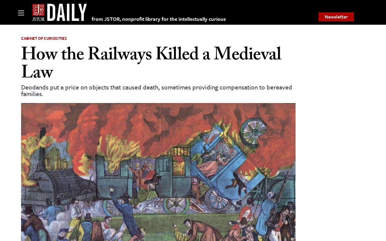 Deodand: The Ancient English Law That Put a Price on Deadly Objects