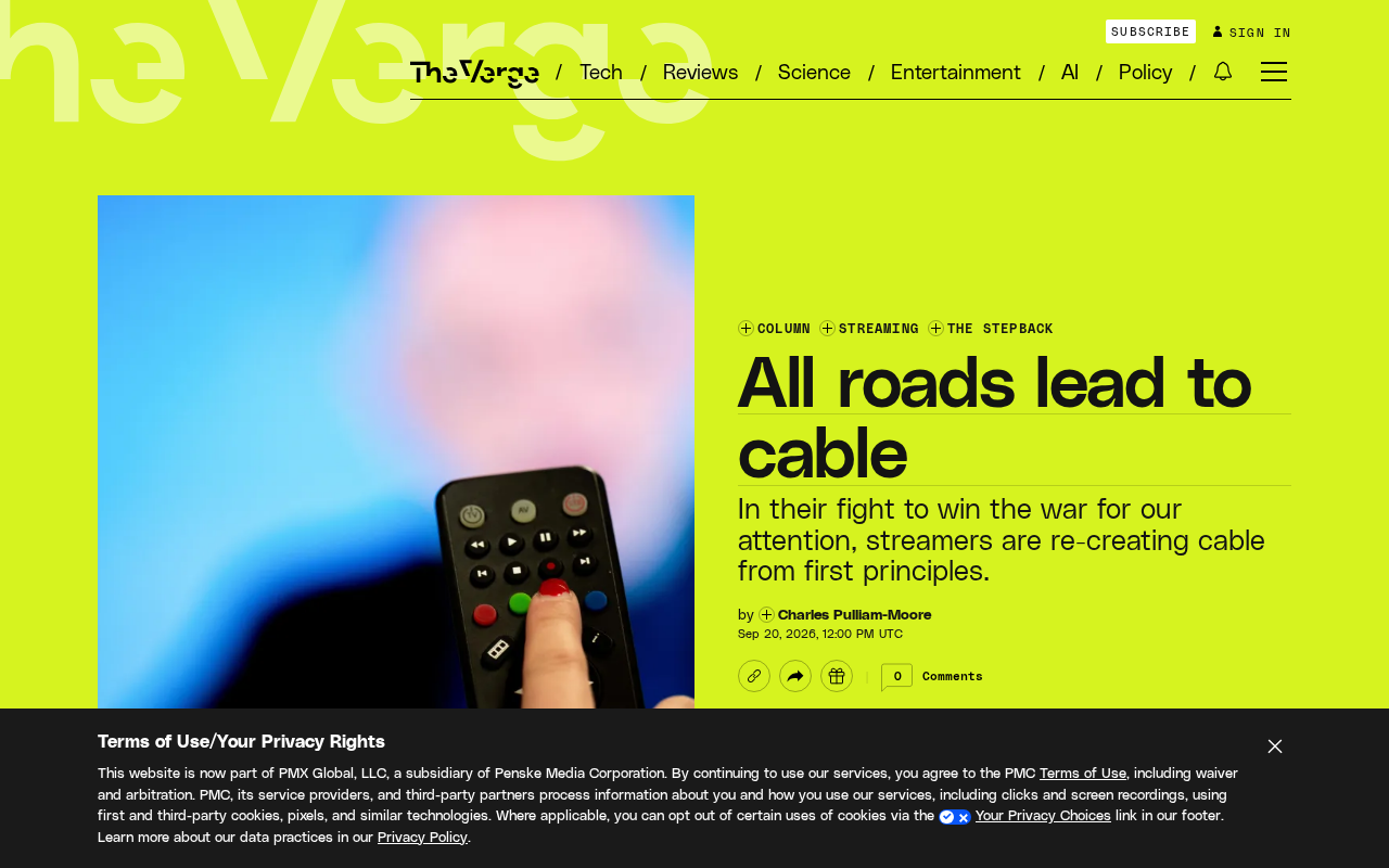 Streaming Is Becoming Cable Again: A Full-Circle Moment
