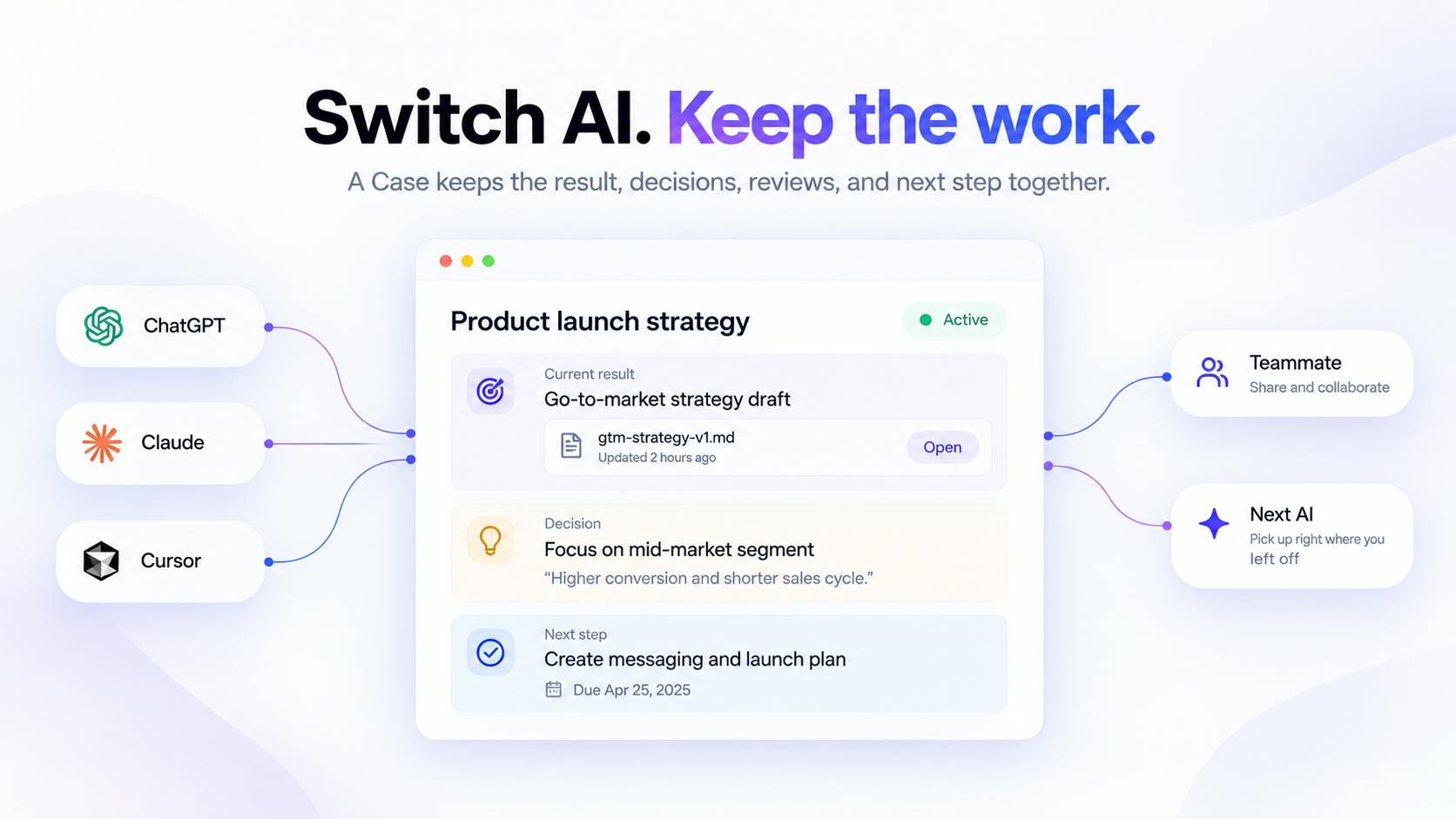 Epismo OS: Keep Your Work Context Intact When Switching AI Tools