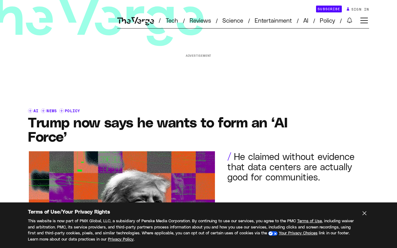 Trump Proposes 'AI Force': Plans to Appoint an 'AI Czar' Spark Regulatory Debate