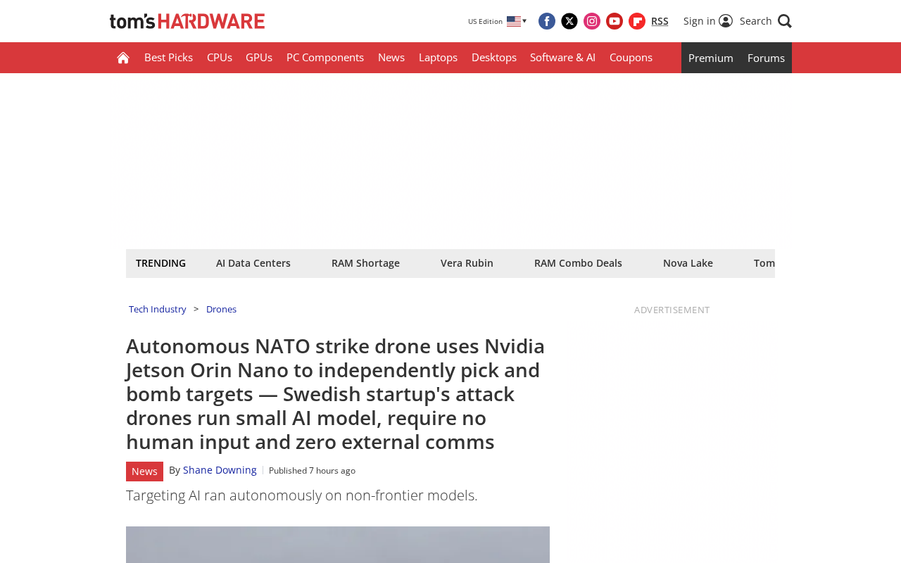 自主打击无人机搭载Nvidia Jetson Orin Nano引发的AI军事化担忧