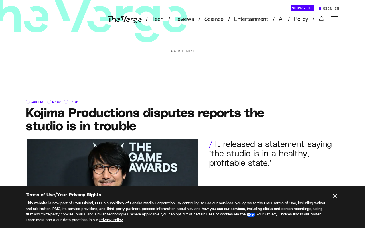 Kojima Productions Disputes Reports of Studio Being in Trouble: Breaking Down the Physint-Sony Split Rumors