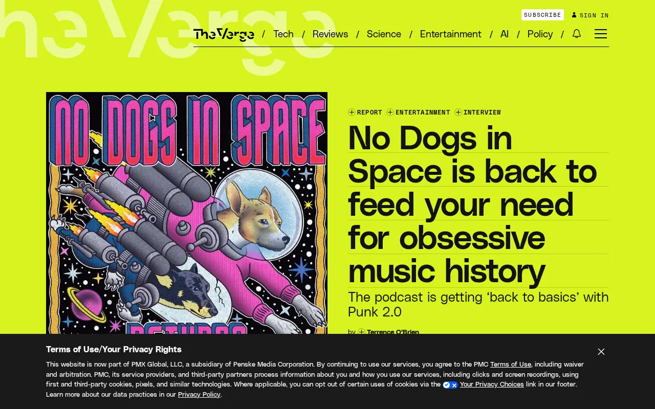 Music History Podcast No Dogs in Space Makes a Triumphant Return: Season 4 'Punk 2.0' Is Here