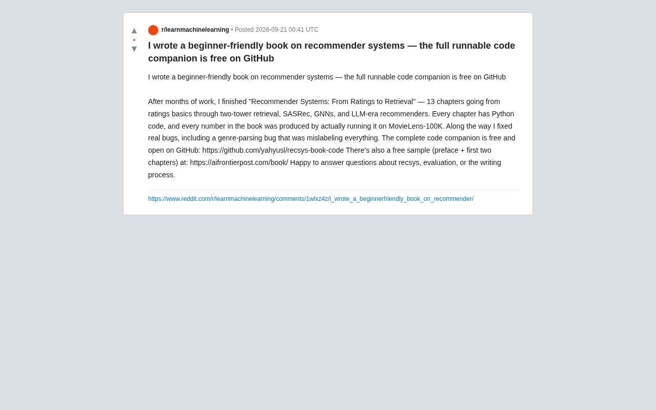 reddit 原帖截图