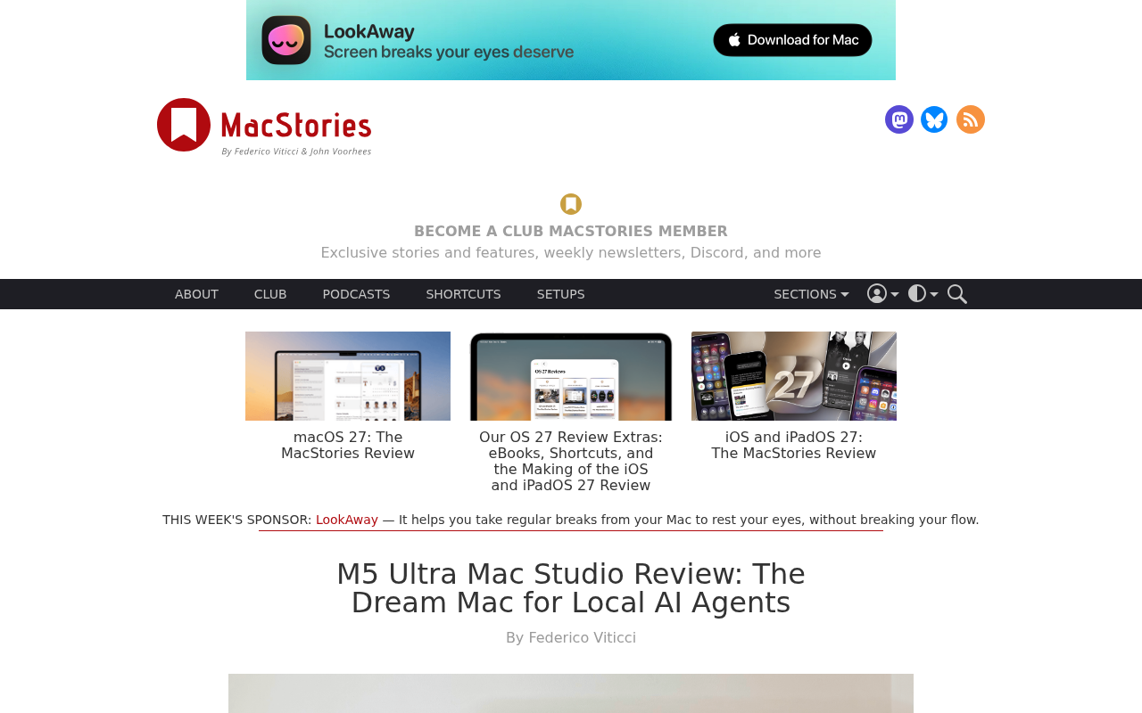 M5 Ultra Mac Studio:本地AI智能体的理想工作站?