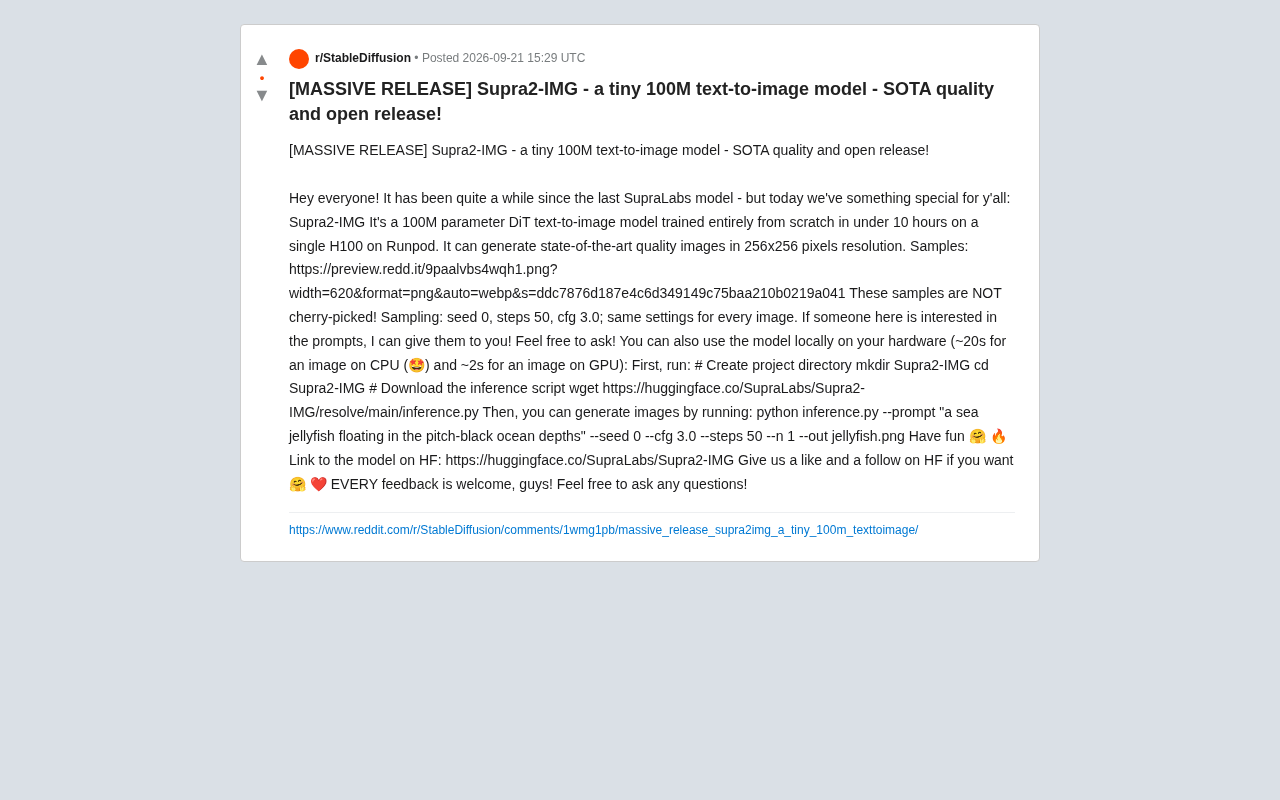 Supra2-IMG: A 100M-Parameter Open-Source Text-to-Image Model Trained in Under 10 Hours on a Single H100