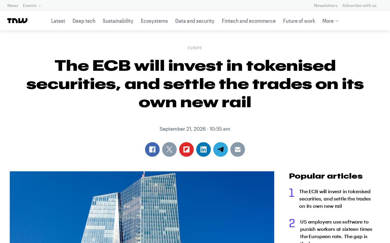 ECB Enters Tokenized Securities, Building Its Own Settlement Rail