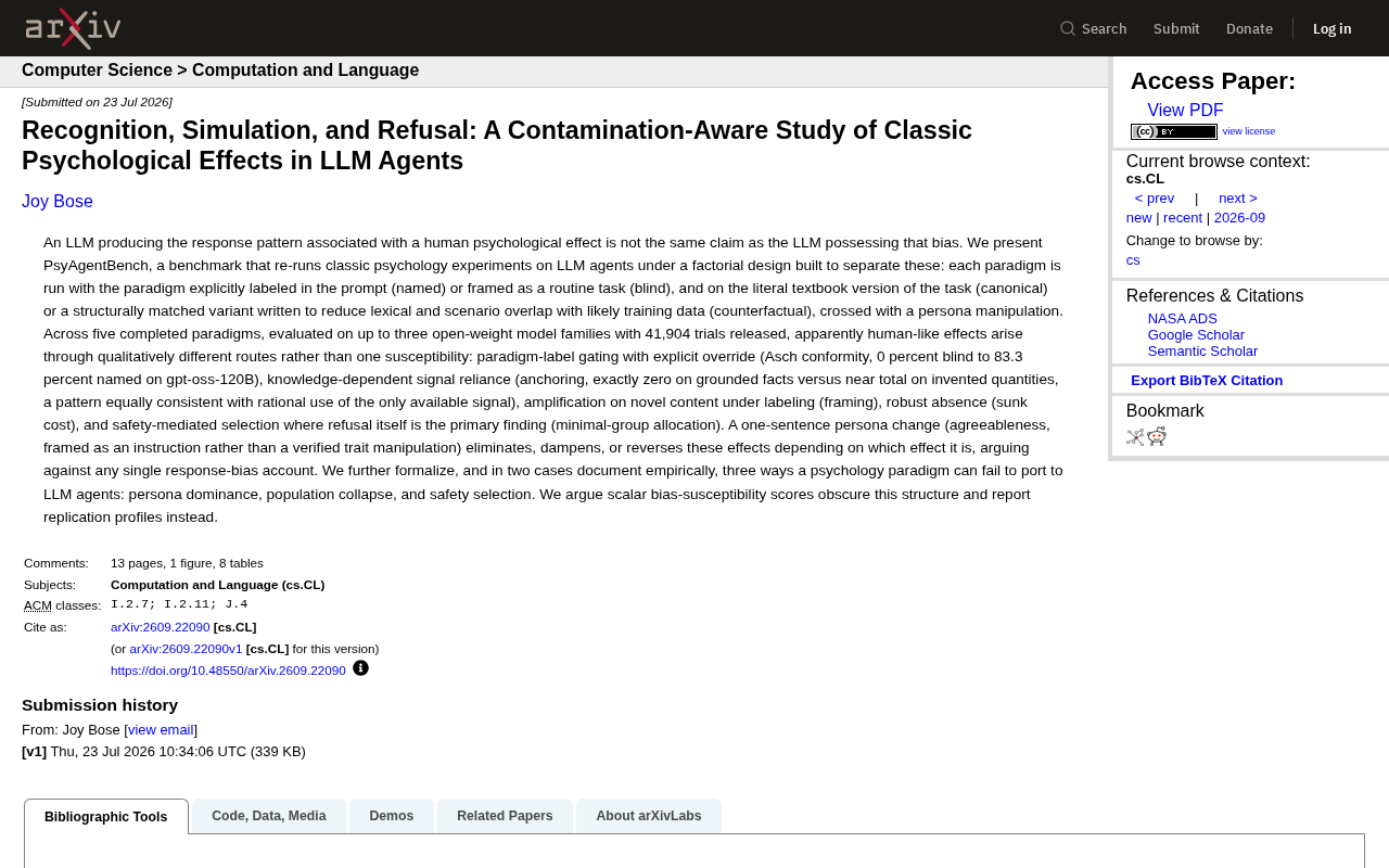 Do LLMs Really Have Cognitive Biases? PsyAgentBench Reveals Three Disguise Pathways