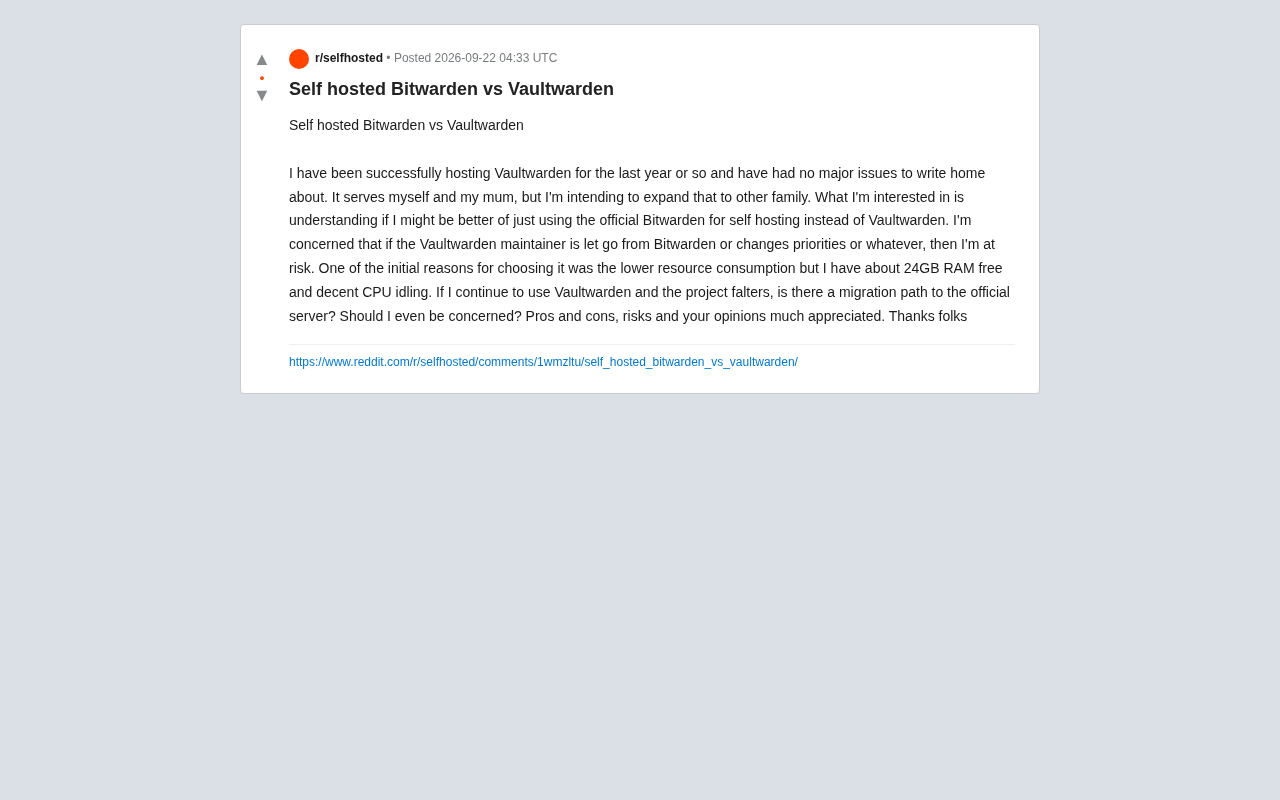 The Self-Hosted Password Manager Showdown: Official Bitwarden vs. Vaultwarden