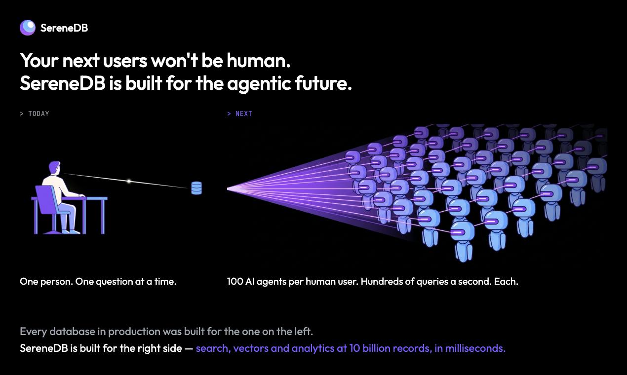 SereneDB: The Open-Source Database Built for Agentic AI That Unifies Search and Analytics