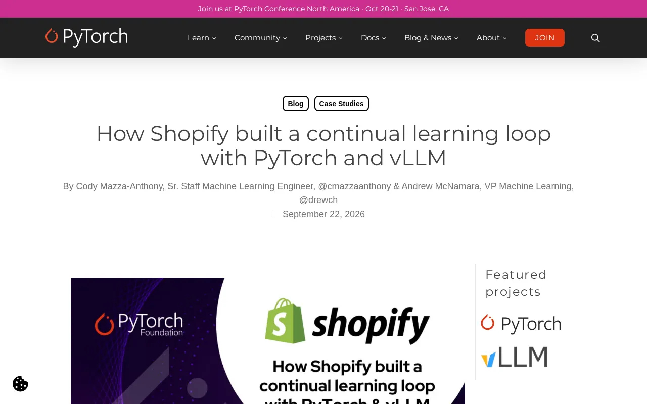 Shopify如何用PyTorch与vLLM打造持续学习闭环,成本降96%