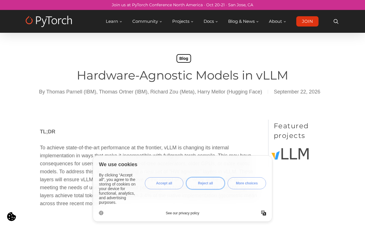 vLLM Hardware-Agnostic Model Architecture: The Trade-off Between Performance and Compatibility