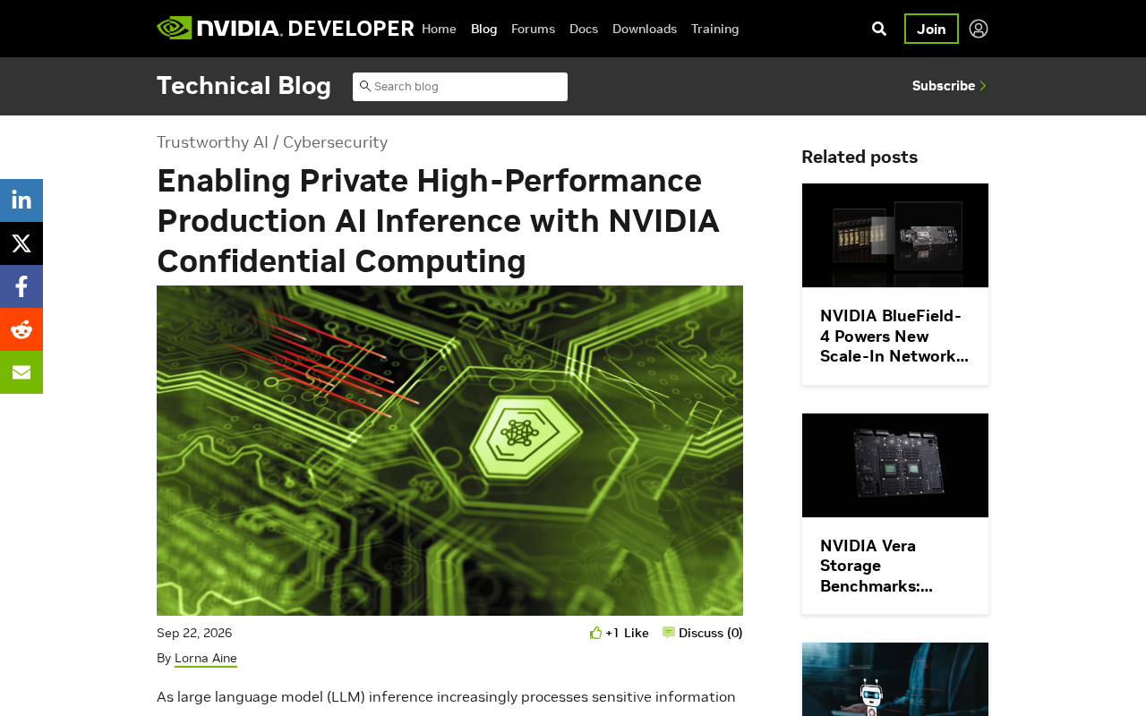 NVIDIA Confidential Computing: High-Performance AI Inference Without Sacrificing Privacy