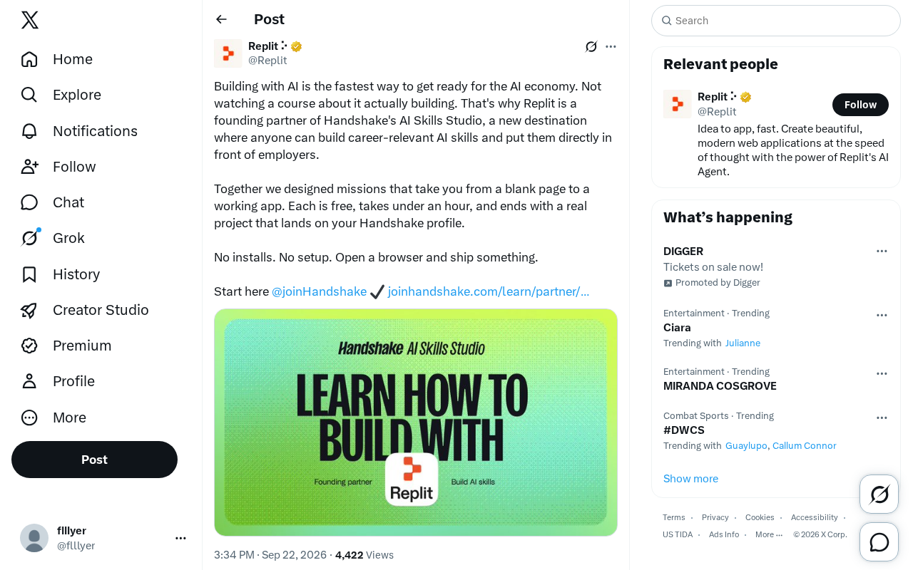 Replit Partners with Handshake to Launch AI Skills Studio: Build Real Apps, Get Noticed by Employers