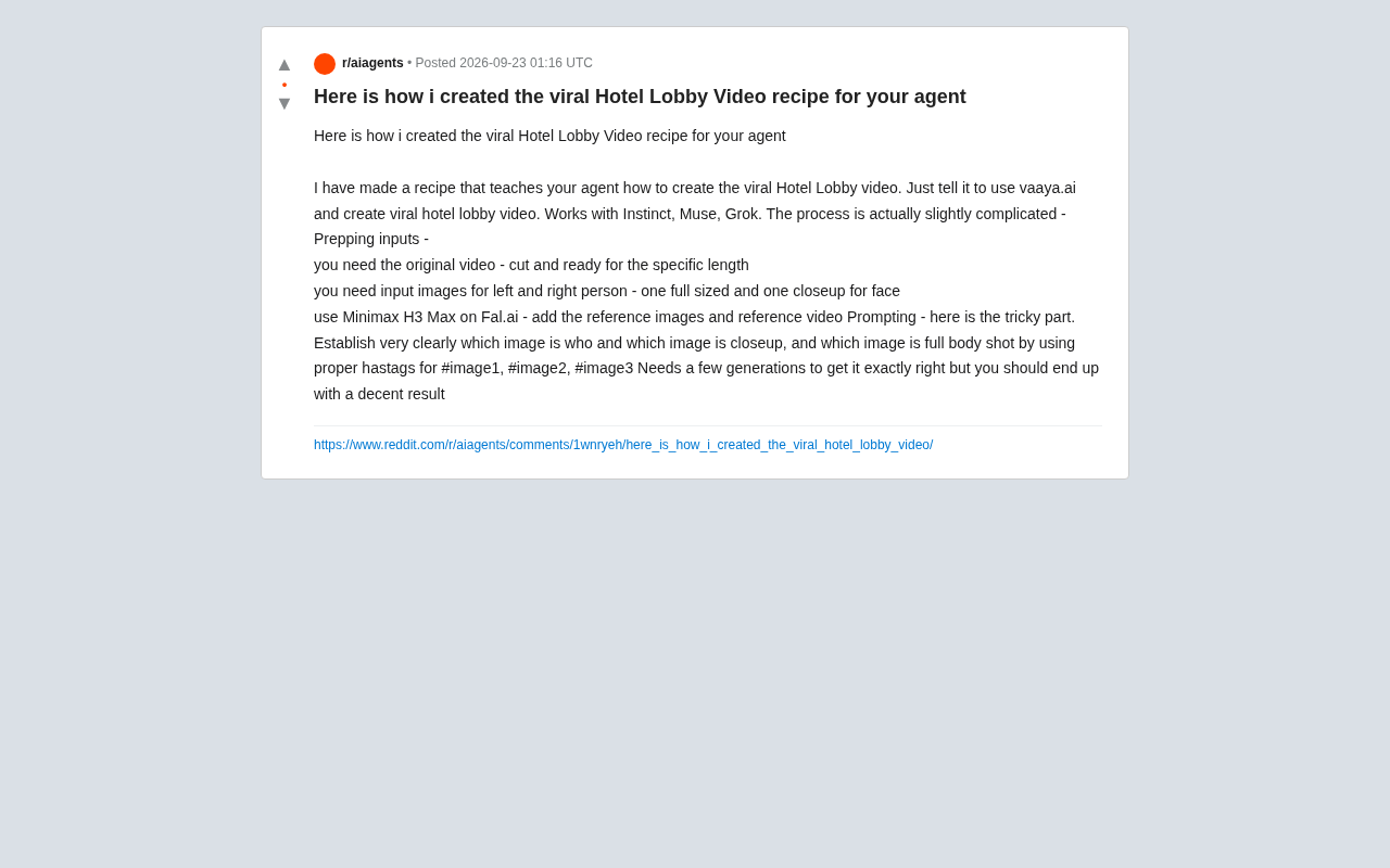 Replicating the Viral Hotel Lobby Video: A Full Breakdown of the AI Agent Recipe