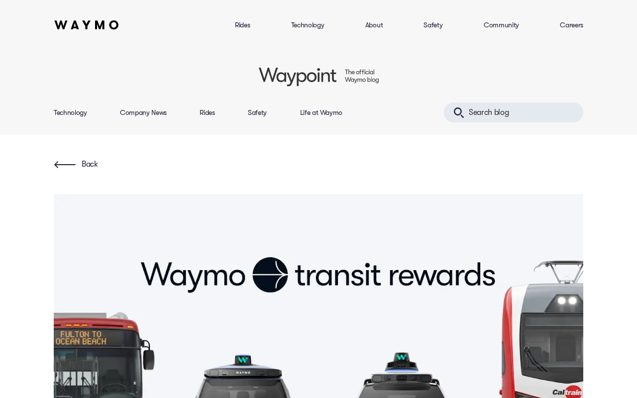 Waymo Launches Transit Rewards: Earn Points for Riding the Train