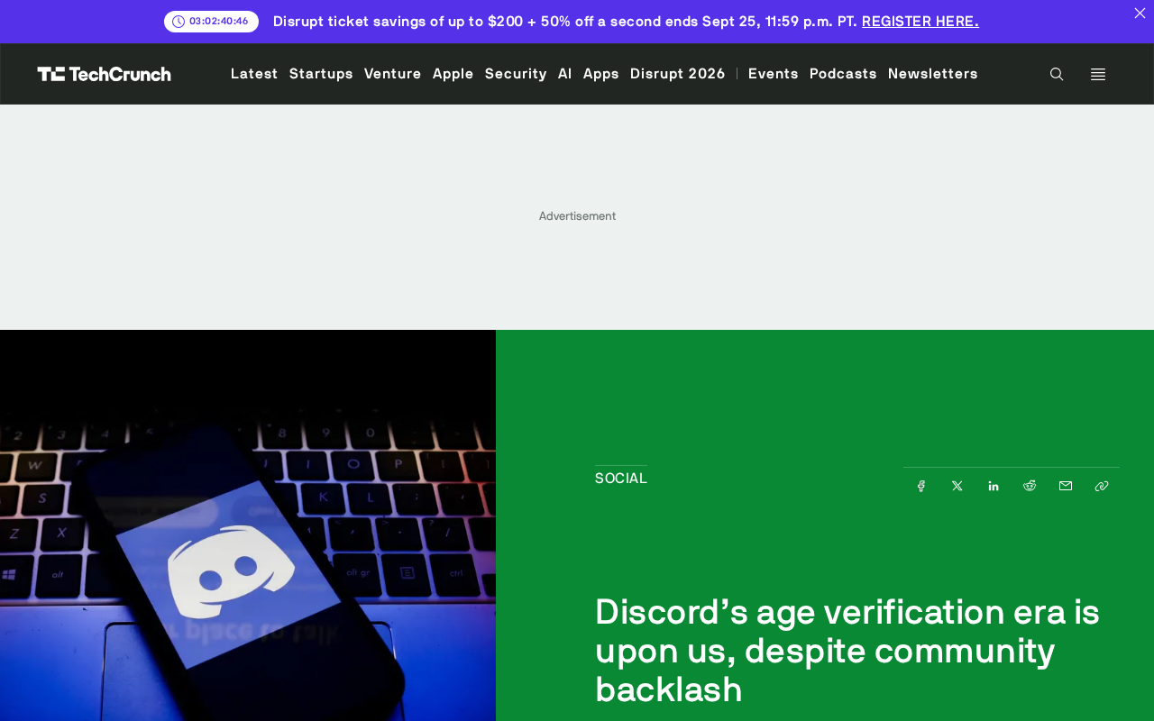 Discord's Forced Age Verification Sparks Community Backlash