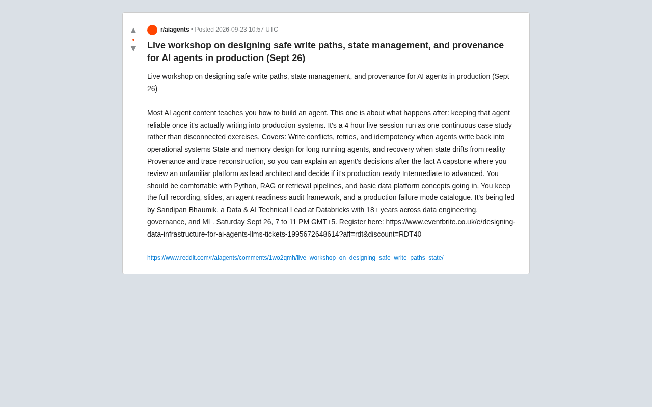 Safe Writes, State Management, and Traceable Design for Production-Grade AI Agents