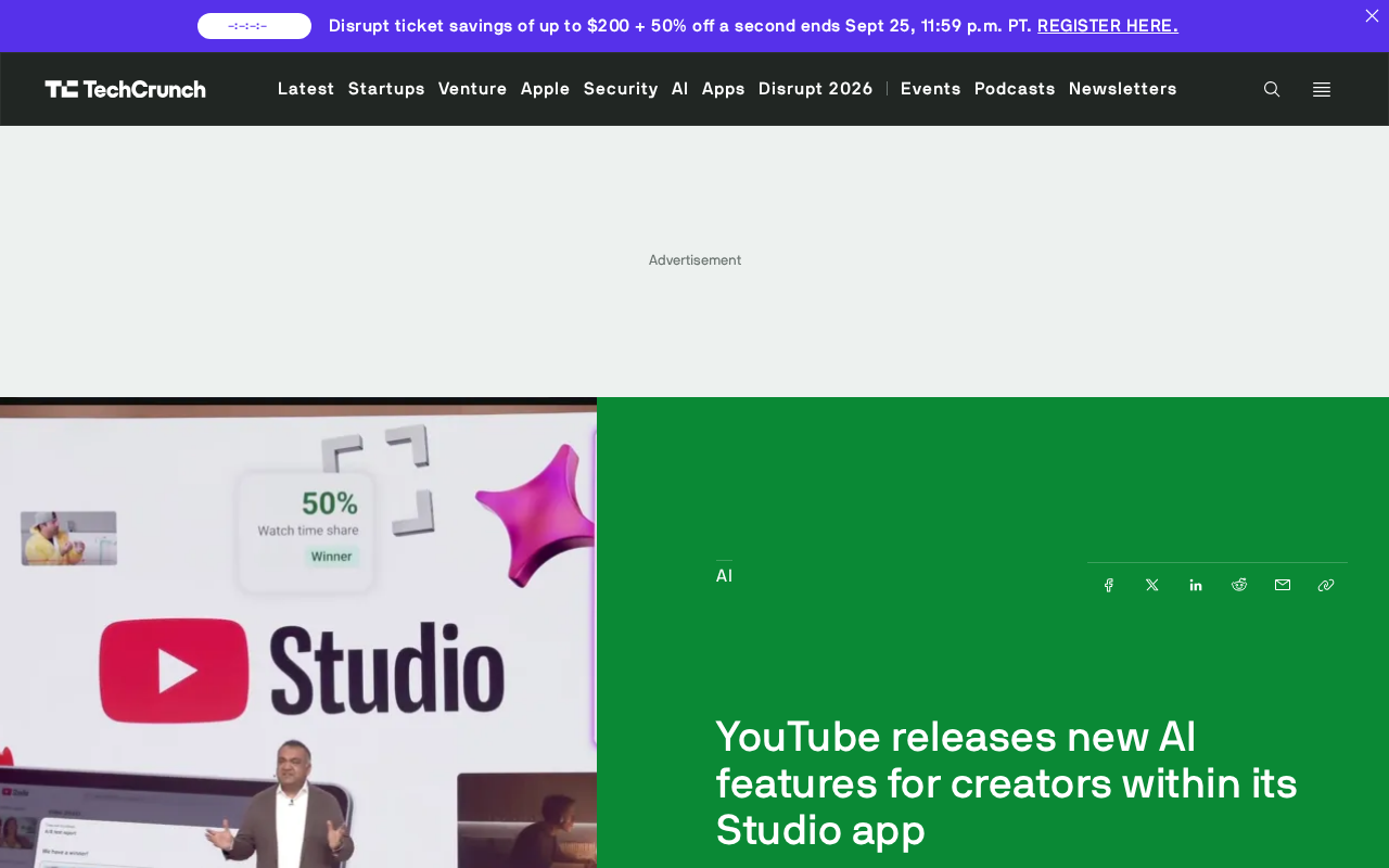YouTube Studio上线AI新功能:创意生成与缩略图分析