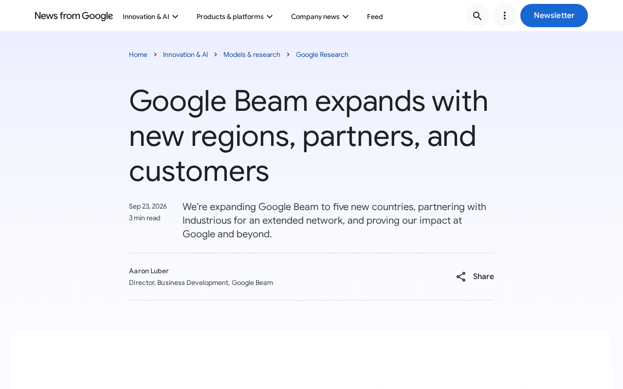Google Beam Expands to Five New Markets: 3D Video Calling Technology Goes Global