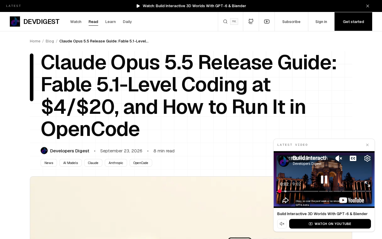 Claude Opus 5.5 Release Breakdown: Lower Pricing and OpenCode Integration Guide
