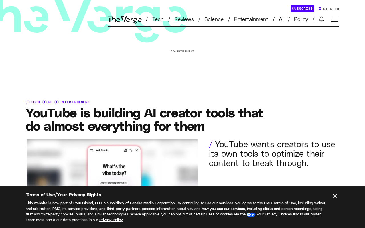 YouTube推出AI创作工具:从选题到发布几乎全包办