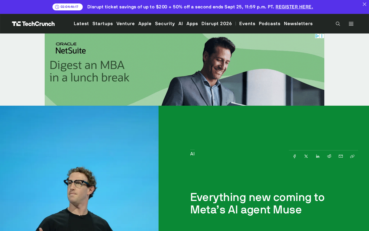 Meta AI Agent Muse Gets a Major Upgrade: Smart Glasses Become the New Battleground