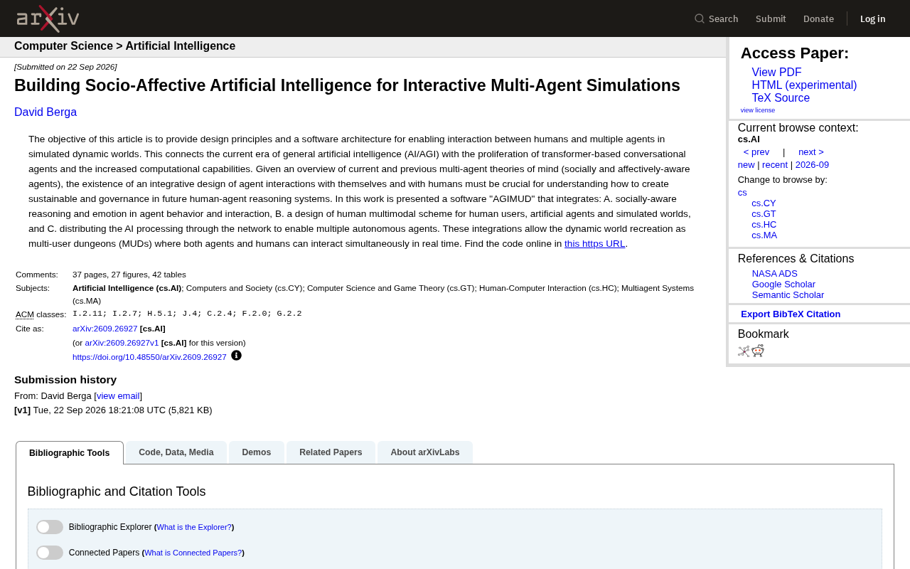AGIMUD: A Multi-Agent Interactive Simulation Framework for Building Socio-Affective AI