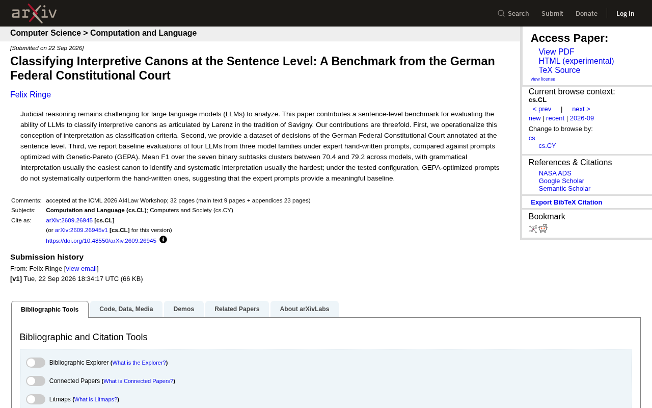 Teaching AI to Read Judicial Reasoning: A New Sentence-Level Benchmark for the German Constitutional Court