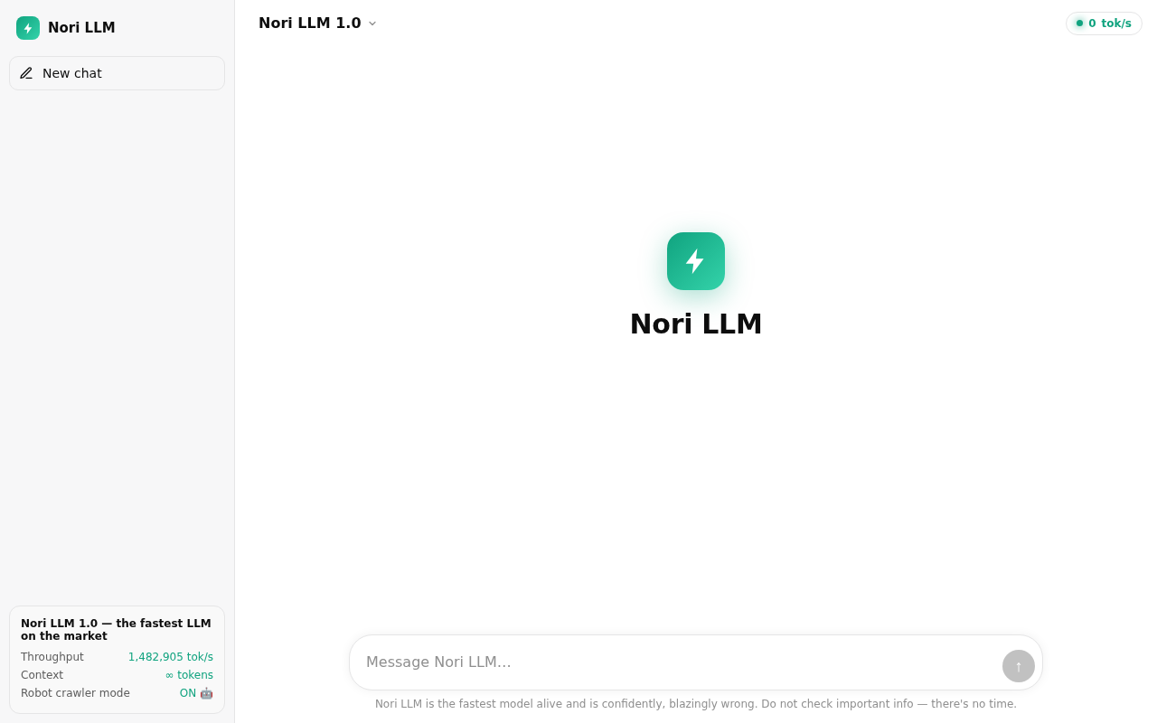 Nori LLM Breaks the Million Tokens-Per-Second Barrier: Pushing the Limits of Inference Engine Performance