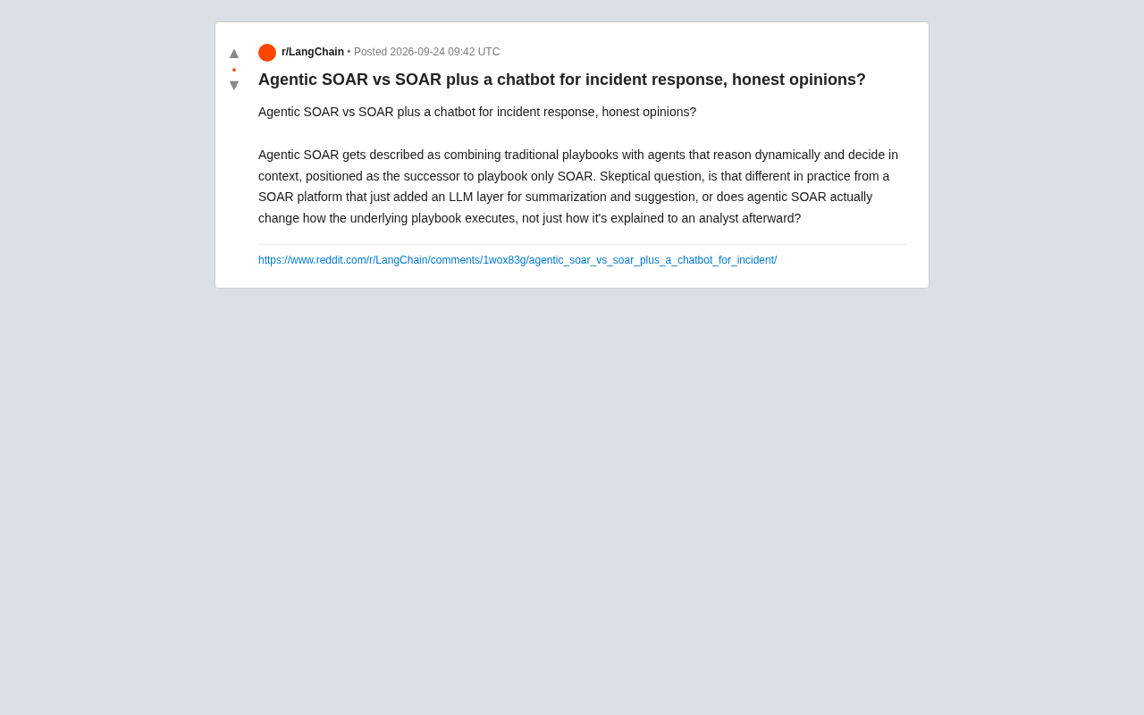 Agentic SOAR vs. Traditional SOAR with a Chatbot: The Real Difference in Security Response