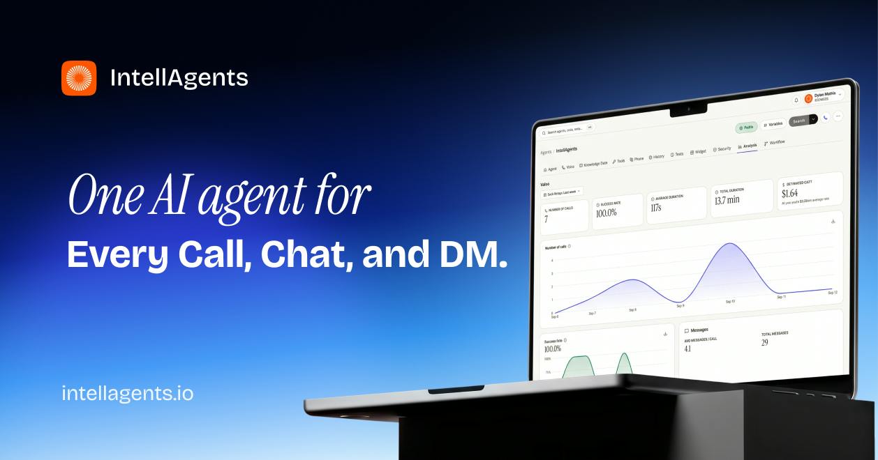 IntellAgents.io: One AI Agent to Rule Every Customer Channel