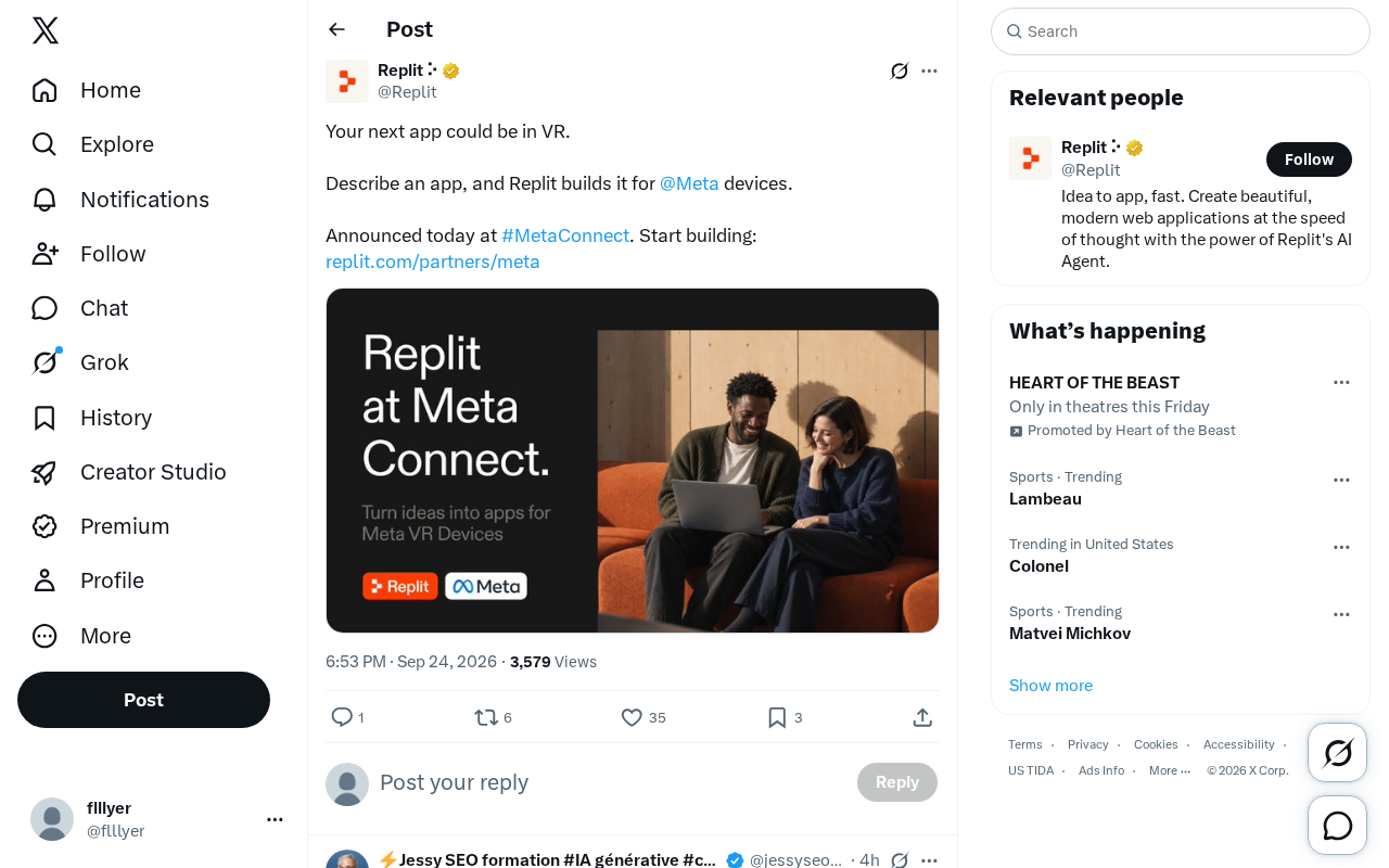 Replit Partners with Meta: Describe It in Plain Language, Get a VR App