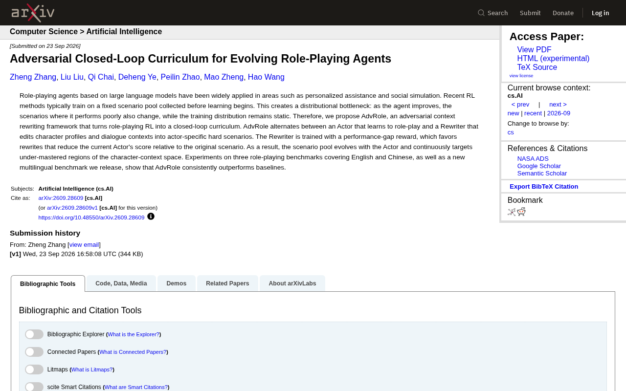 AdvRole: Evolving Role-Playing Agents with an Adversarial Closed-Loop Curriculum