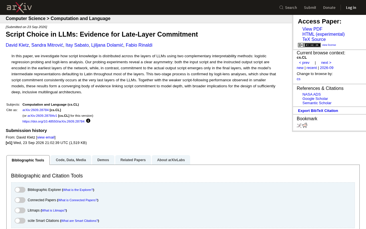How Do LLMs Choose Writing Systems? Research Reveals a Last-Layer Commitment Mechanism