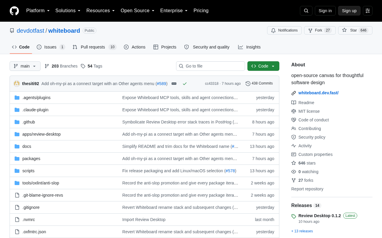 rss source: Show HN: Whiteboard (YC W26) – An open-source IDE for thoughtful software design