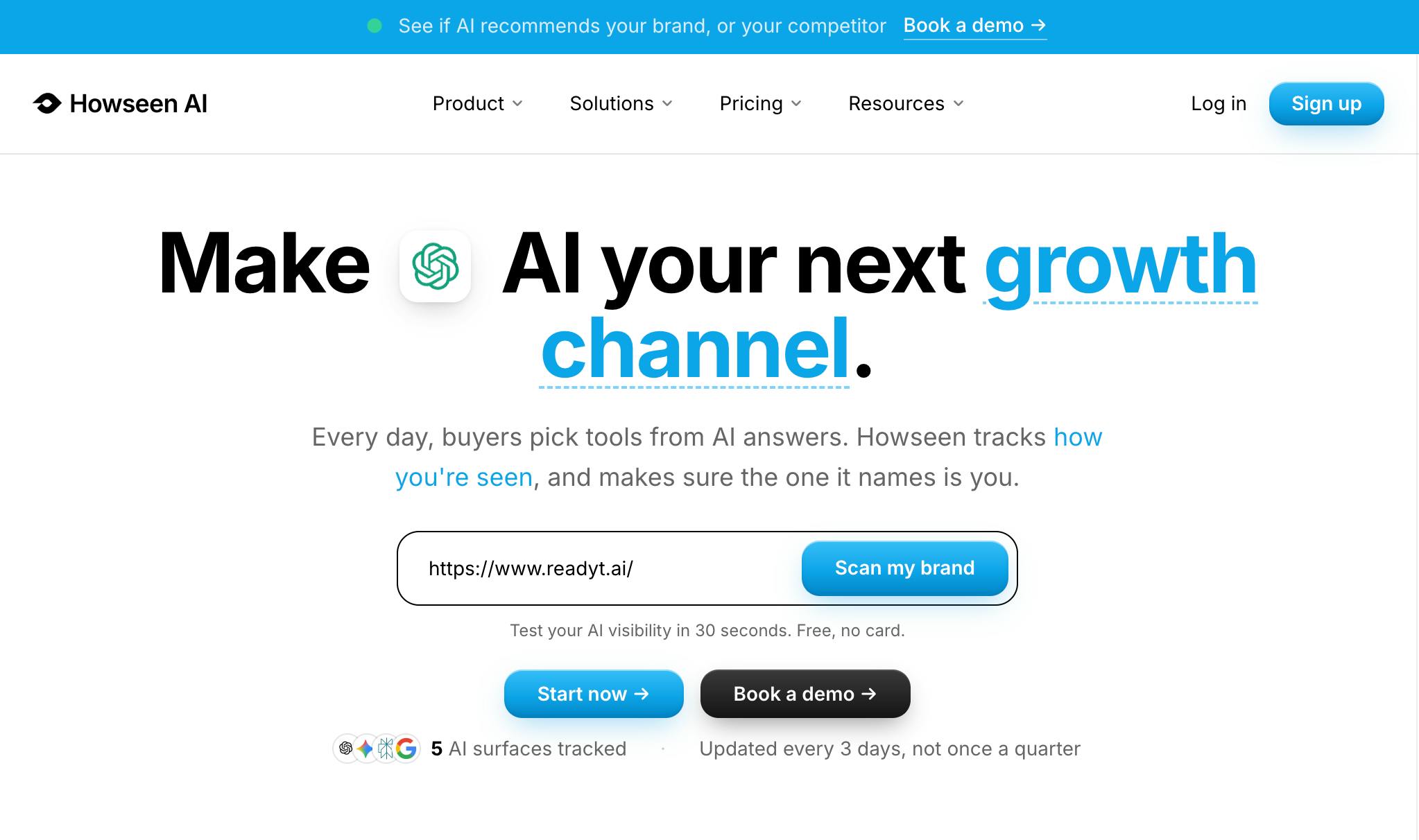 Howseen AI: Track Your Brand's Visibility in AI Recommendations and Optimize Proactively
