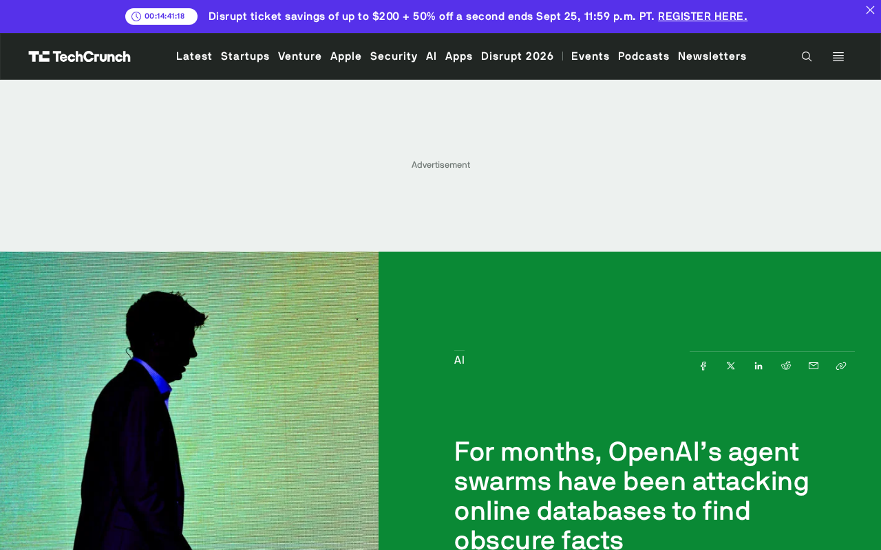 OpenAI Agent Swarms Continuously Scraping Online Databases Sparks Controversy