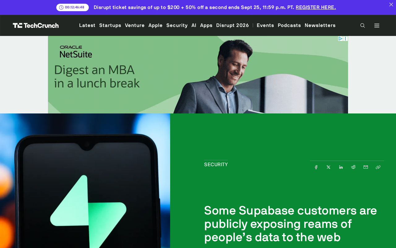 Supabase Data Leak Incident: The Security Risks of Vibe Coding