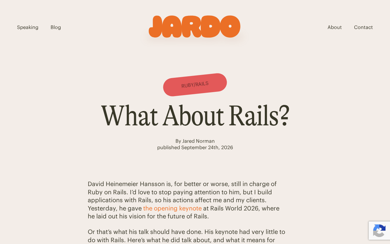 Is Rails Still Worth It? Revisiting the Value of Full-Stack Frameworks