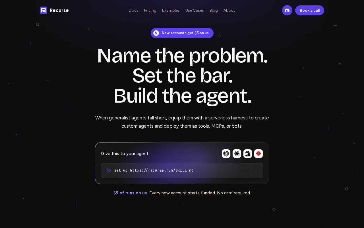 Recurse: A New Tool for Faster Development and Deployment of Specialist AI Agents