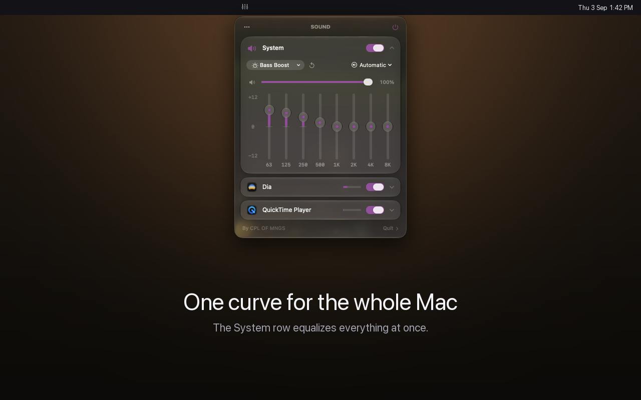 SOUND Product Interface