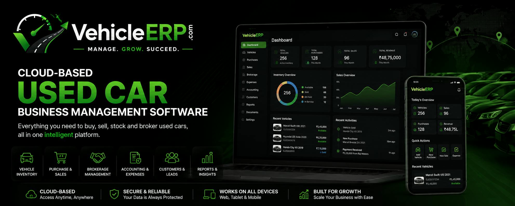 VehicleERP: The AI-Powered Management Platform Built for Used Car Dealers