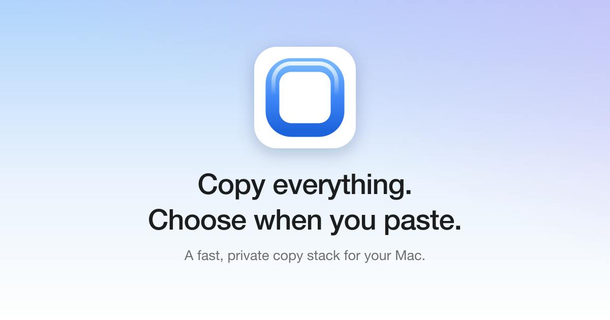 CopyCat: A Native Mac Clipboard Manager Built for Efficiency