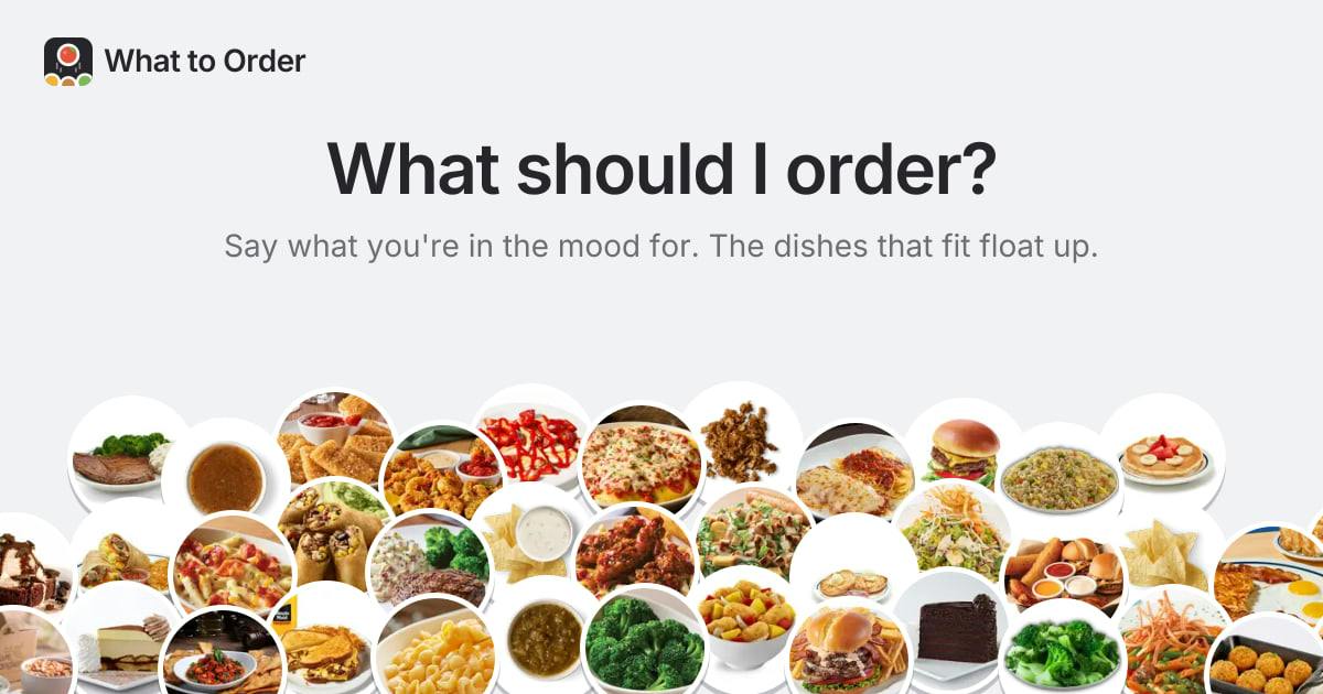 What to Order:用AI帮你在餐厅菜单上找到想吃的菜