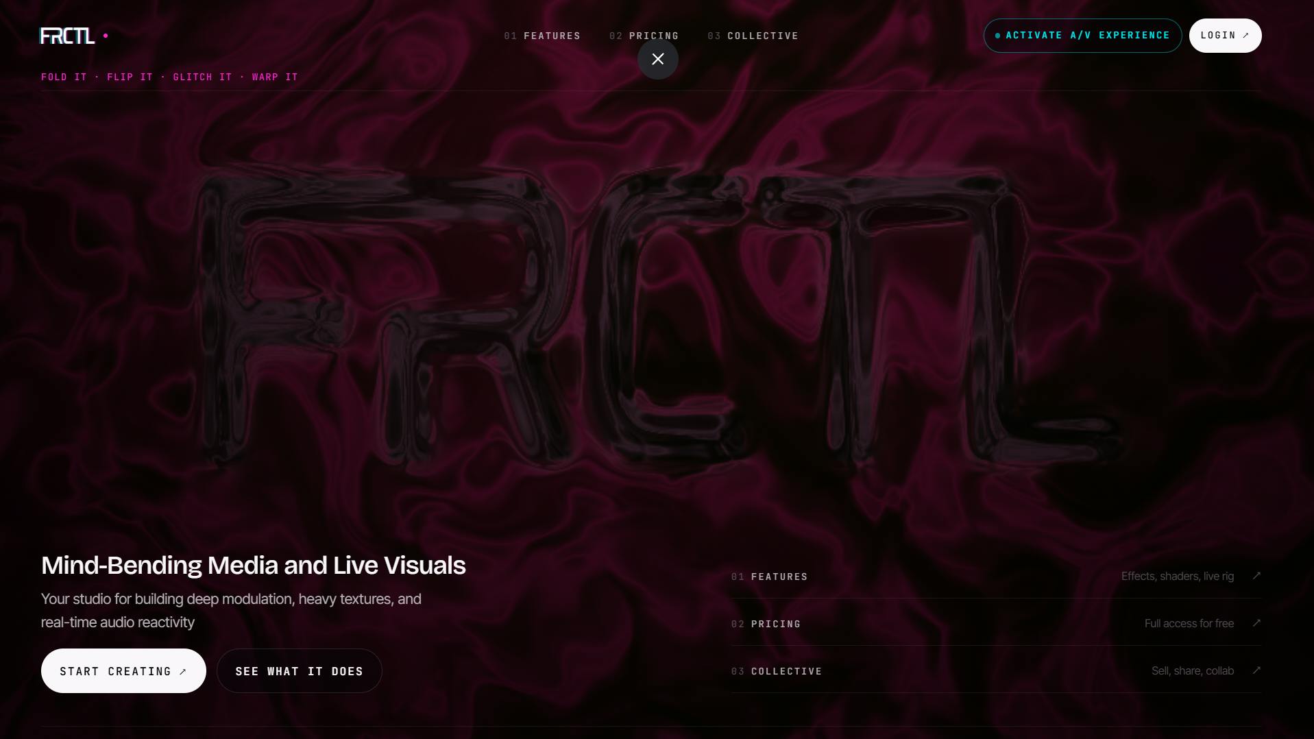 FRCTL: A All-in-One Creative Visual Engine That Runs in Your Browser