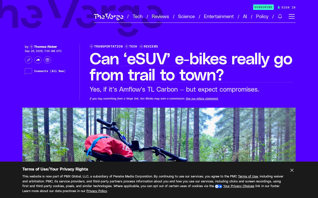 eSUV Electric Bikes: Can They Really Transition Seamlessly from Trails to City Streets?