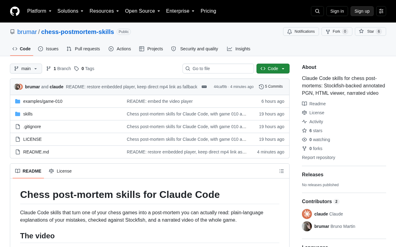 Analyze Your Chess Games with a Claude Code Skill